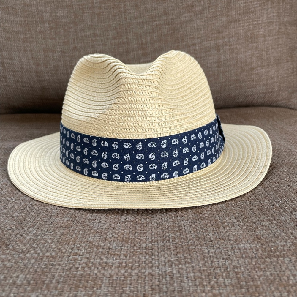 PACKABLE PANAMA HAT WITH BANDANNA BAND